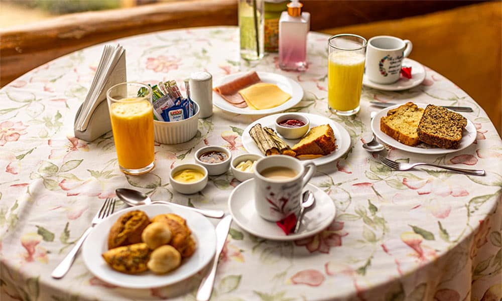 Café da manhã maravilhoso